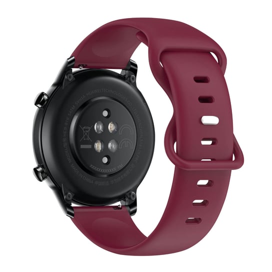 Pasek do zegarka Honor Magic Watch 2, 42 mm Elastyczny silikon Bordowy Avizar