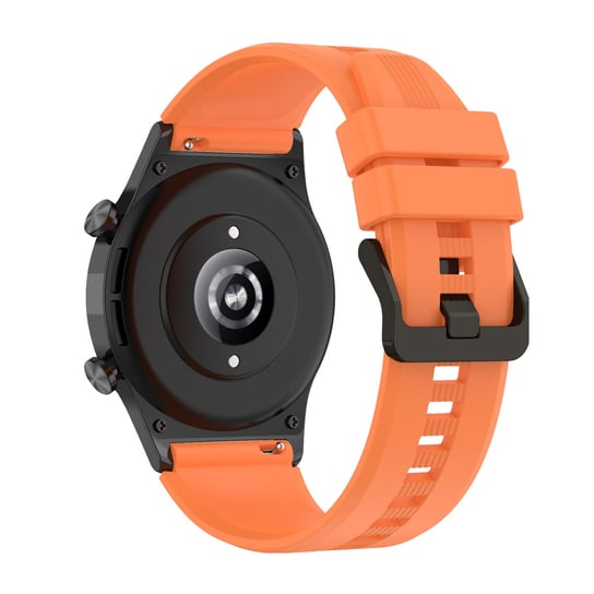 Pasek do zegarka Honor Watch GS3 Miękki w dotyku silikon Pomarańczowy Avizar