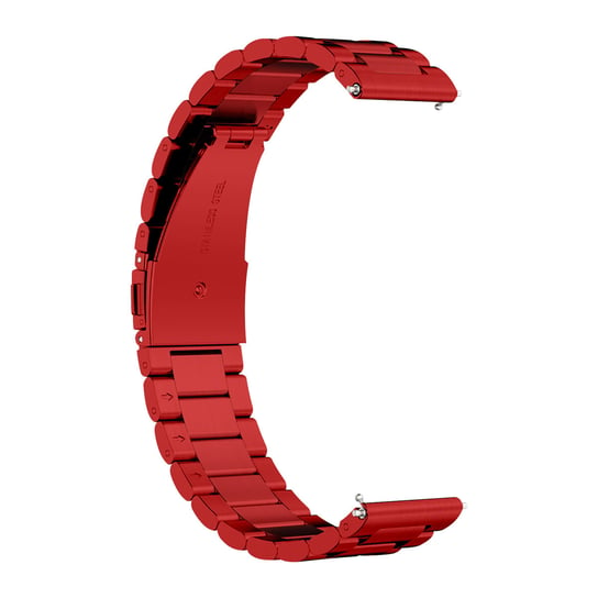Pasek do zegarka Huawei GT 3 46 mm Stalowa klamra Czerwony Avizar