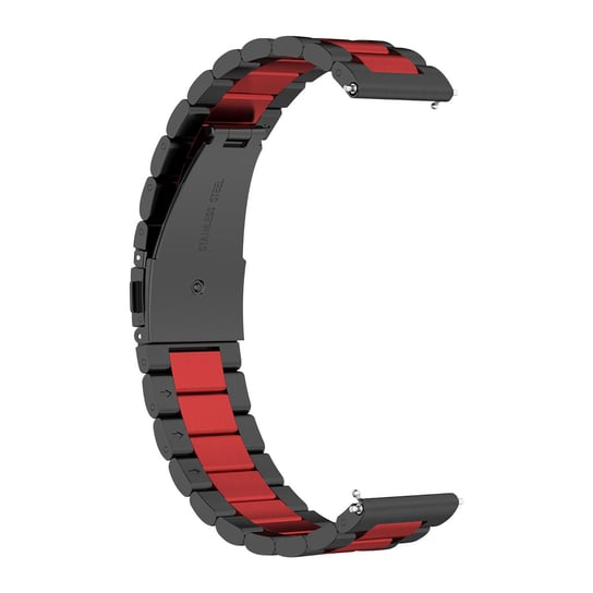 Pasek do zegarka Huawei GT 3 46 mm Stalowa klamra Czerwony Avizar