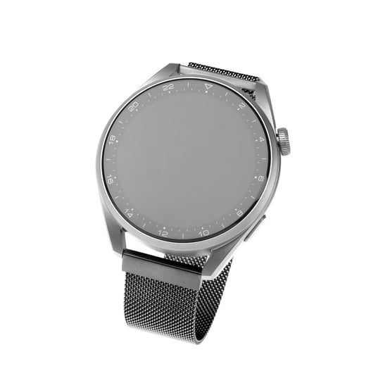 Pasek FIXED Mesh ze stali nierdzewnej o szerokości 20 mm do smartwatcha, czarny FIXED