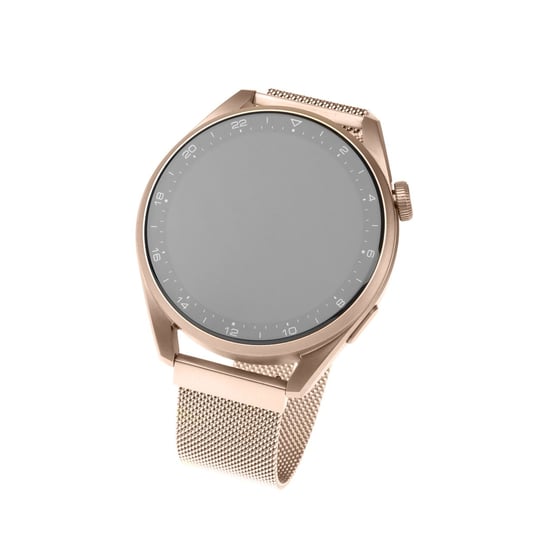 Pasek FIXED Mesh ze stali nierdzewnej o szerokości 20 mm do smartwatcha, różowe złoto FIXED