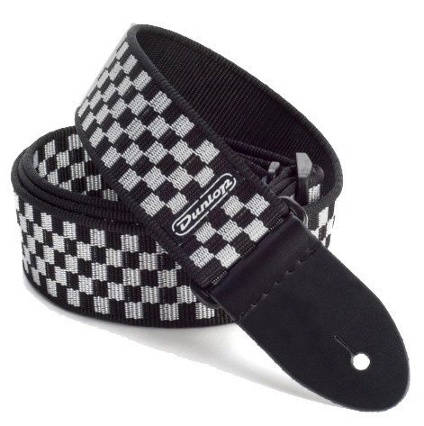 pasek gitarowy DUNLOP - B&W CHECK (D38-31BK) Dunlop