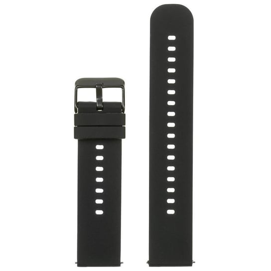 Pasek gumowy do zegarka U27 - czarny/czarny - 18mm PACIFIC