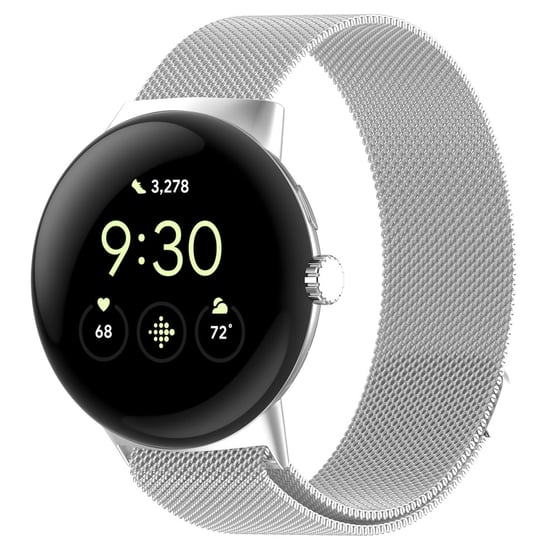 Pasek Milanese do Google Pixel Watch Silver M INF