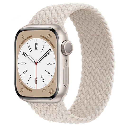 Pasek Nylon Strap Do Apple Watch 1 2 3 4 5 6 7 Se 38/40/41Mm - Mleczny Biały Bowi