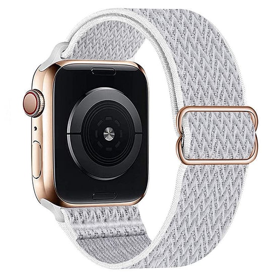 Pasek Nylon Strap Do Apple Watch 1 2 3 4 5 6 7 Se 38/40/41Mm - Szaro-Biały Bowi