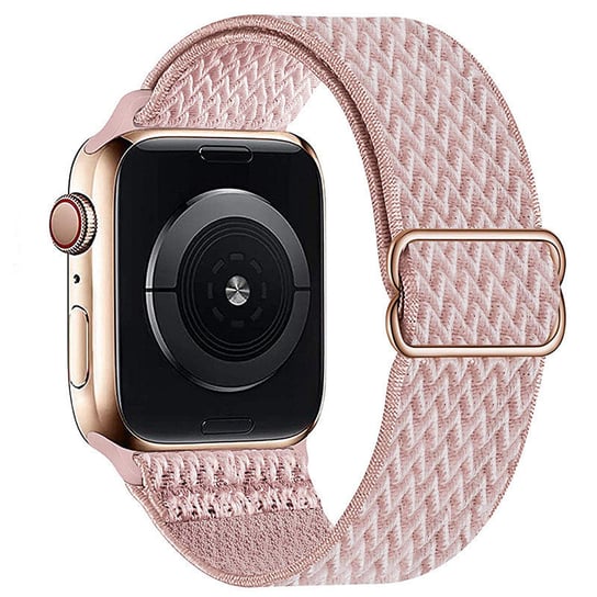Pasek Nylon Strap Do Apple Watch 1 2 3 4 5 6 7 Se 42/44/45Mm - Jasny Różowy Bowi