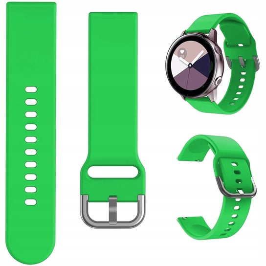 Pasek Opaska 20 Mm Silikon Do Zegarka Smartwatch Uniwersalny Zielona Hello Case