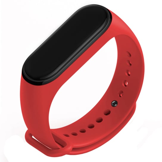 PASEK OPASKA JEDNOLITA do XIAOMI MI BAND 3/4 (czerwony) Chronsmarta