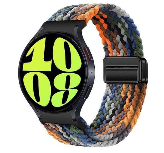 Pasek Opaska NYLON MAGNETIC do SAMSUNG GALAXY WATCH 4 / 5 / 6 / 7 / FE  40 / 42 / 44 / 46 MM denim Bestphone