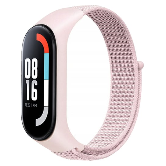 Pasek opaska nylonowa do Xiaomi Mi Band 3/4/5/6/7 "Pudrowy róż" Vanfone