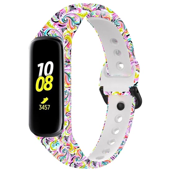 Pasek opaska silikonowa do Samsung Galaxy Fit 2 RM-220 "Wzór 4" Vanfone