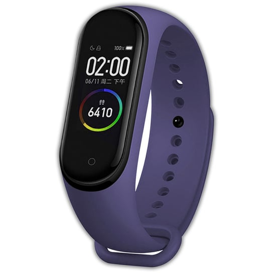 Pasek opaska silikonowa vanfone do xiaomi mi band 3/4, midnight blue Vanfone
