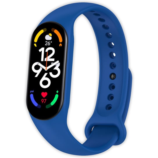 Pasek opaska silikonowa Vanfone do Xiaomi Mi Band 5/6/7, chabrowy Vanfone
