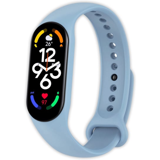 Pasek opaska silikonowa Vanfone do Xiaomi Mi Band 5/6/7, sky blue Vanfone