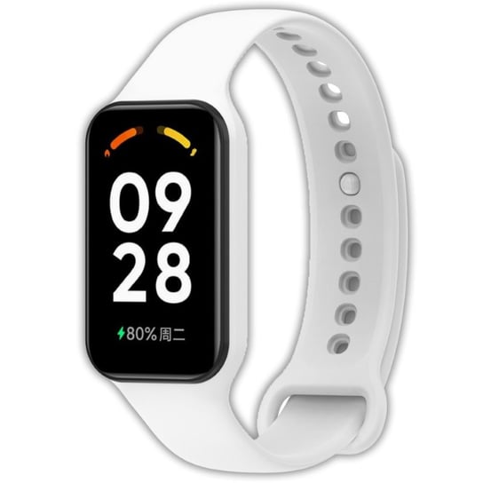 Pasek opaska Vanfone do Xiaomi Mi Smart Band 8 Active/Redmi Smart Band 2, biały Vanfone