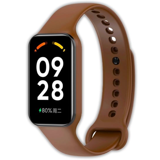 Pasek opaska Vanfone do Xiaomi Mi Smart Band 8 Active/Redmi Smart Band 2, brązowy Vanfone