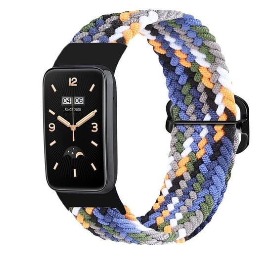 Pasek Pleciony Mi Band 7 Pro / M7 Pro (8), DENIM / WIELOBARWNY bez marki