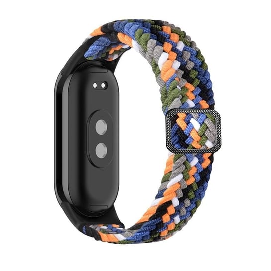 Pasek Pleciony Mi Band 8 / M8 (11), DENIM / WIELOBARWNY bez marki