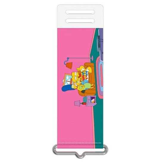 Pasek Samsung GP-TOU021HOGPW do etui Silicone Cover z paskiem S22/S22+/S22 Ultra Simpsons różowy/pink Samsung