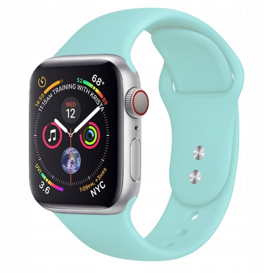 PASEK SILICONE BAND DO APPLE WATCH 42/44/45MM M/L - MIĘTOWY Bowi