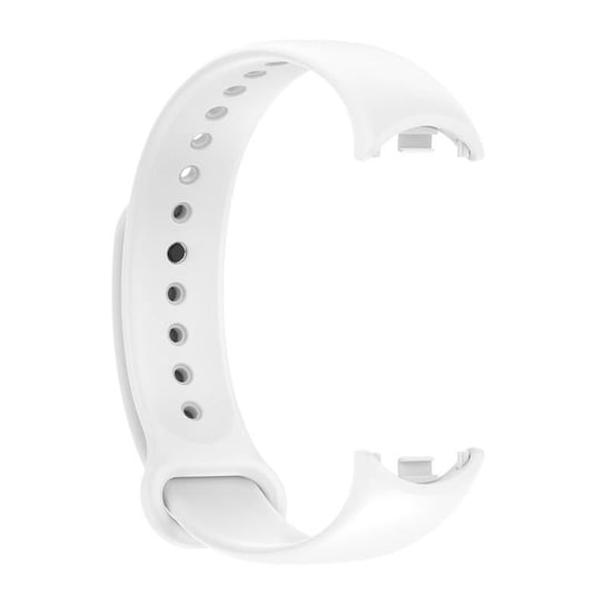Pasek Silikonowy Mi Band 8 / M8 (2), WHITE / BIAŁY bez marki