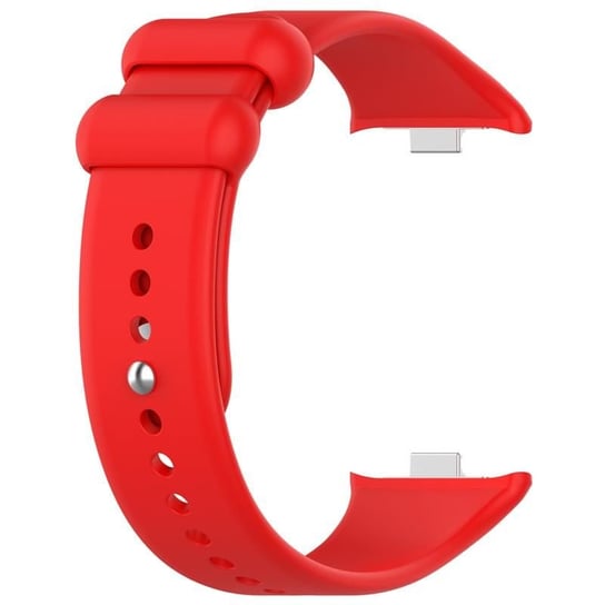 Pasek Silikonowy Mi Band 8 Pro / M8 Pro (7), RED / CZERWONY bez marki