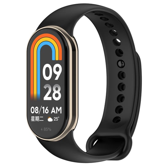 Pasek silikonowy Vanfone do Xiaomi Mi Band 8, czarny Vanfone