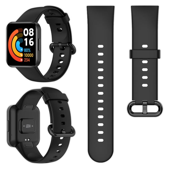 Pasek silikonowy Vanfone do Xiaomi Redmi Watch 2 Lite, czarny Vanfone