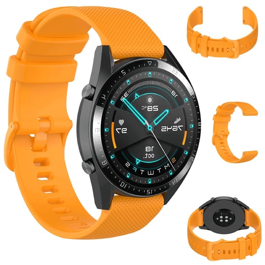 Pasek sportowy do zegarka 22mm ORANGE pomarańczowy smartGEAR