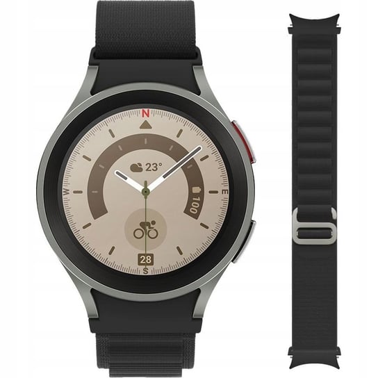 Pasek Tech Protect Nylon Pro do Galaxy Watch 6/5 Pro/5/4/3, czarny TECH-PROTECT