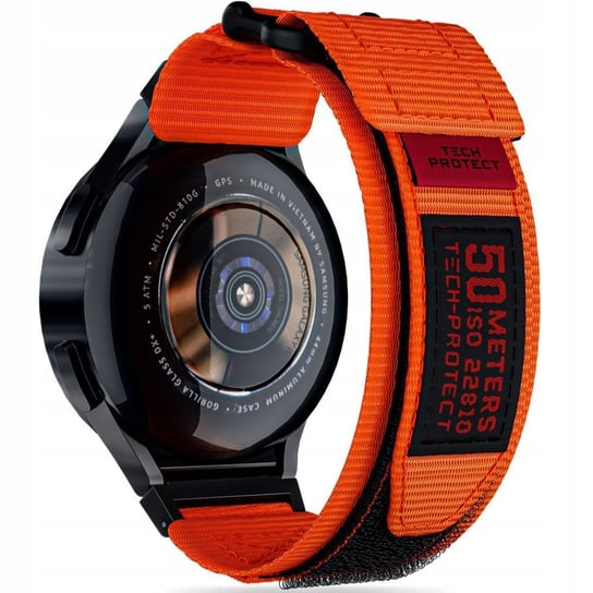 Pasek Tech-Protect Scout Pro do Galaxy Watch 6/5 Pro/5/4/3, pomarańczowe TECH-PROTECT