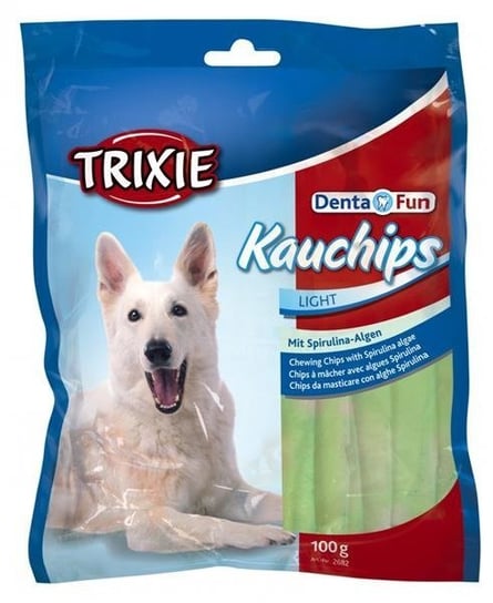 Paski do żucia dla psów TRIXIE Kauchips Light Mit Spirulina – Algen, 100 g Trixie