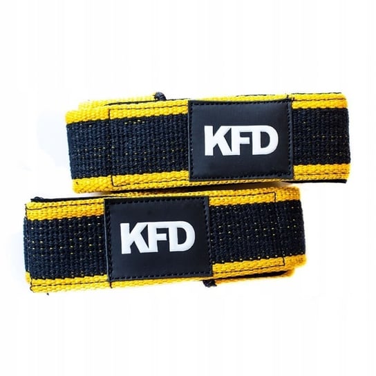 Paski usztywniające do martwych ciągów  KFD Hand Wraps PRO  Żółty KFD