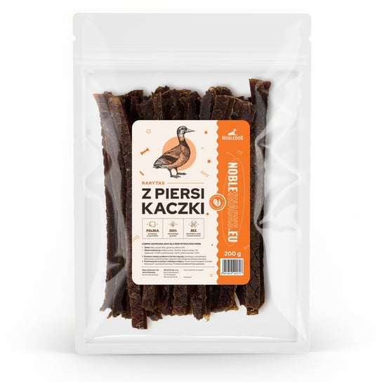 Paski z piersi kaczki dla psa PREMIUM 200 g | NobleSNACKS NobleDOG