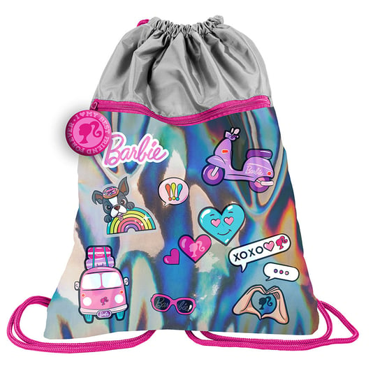 Paso, worek-plecak holograficzny, Barbie Eurocom