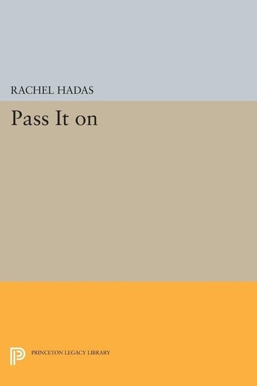 Pass It On Hadas Rachel