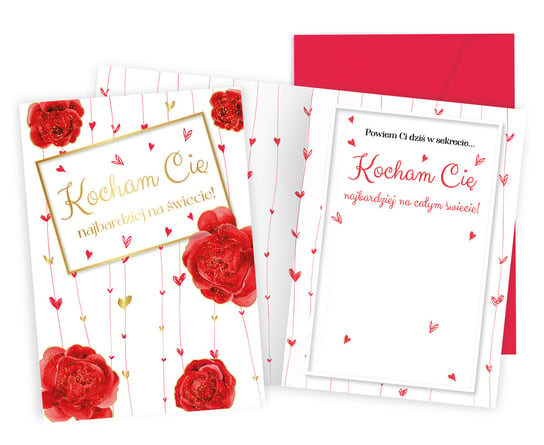 Passion Cards, Karnet PR-456, Walentynki Kukartka