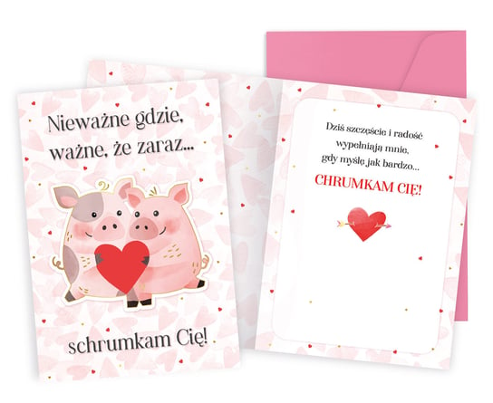 Passion Cards, Karnet PR-458, Walentynki Kukartka