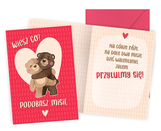 Passion Cards, Karnet PR-463, Walentynki Kukartka