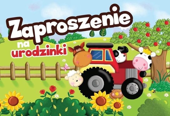 Passion Cards, Zaproszenie ZZ-029 Urodziny Traktor Kukartka