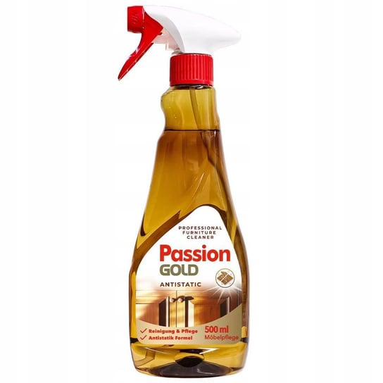 Passion Gold - Płyn do czyszczenia i pielęgnacji mebli Antistatic 500 ml Passion Gold
