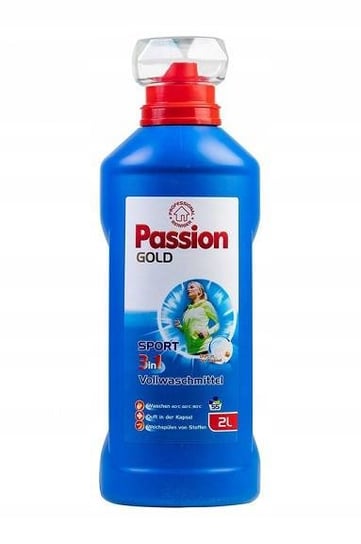 Passion Gold SPORT Niemiecki żel do prania odzieży sportowej  2L 55 prań Passion Gold