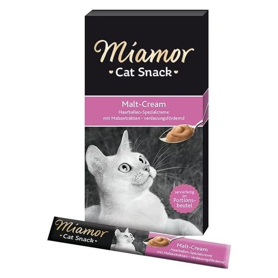 Pasta dla kotów MIAMOR Malt Cream, 6x15 g . Finnern