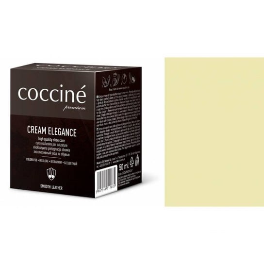 Pasta Do Butów Krem Skóry Gładkiej Cream Elegance Kość Słoniowa 50 Ml Coccine
