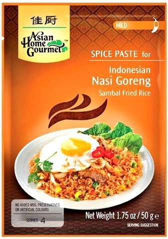 Pasta do indonezyjskiego smażonego ryżu Nasi Goreng 50g - Asian Home Gourmet Asian Home Gourmet