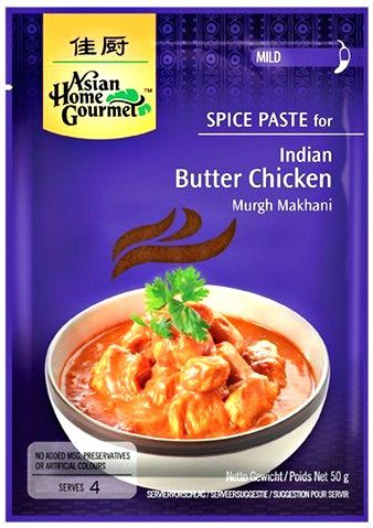 Pasta do indyjskiego kurczaka Butter Chicken 50g - Asian Home Gourmet Asian Home Gourmet