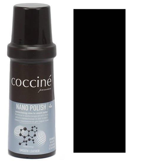 Pasta do skóry gładkiej licowej coccine nano polish 75 ml Czarny 02 Coccine