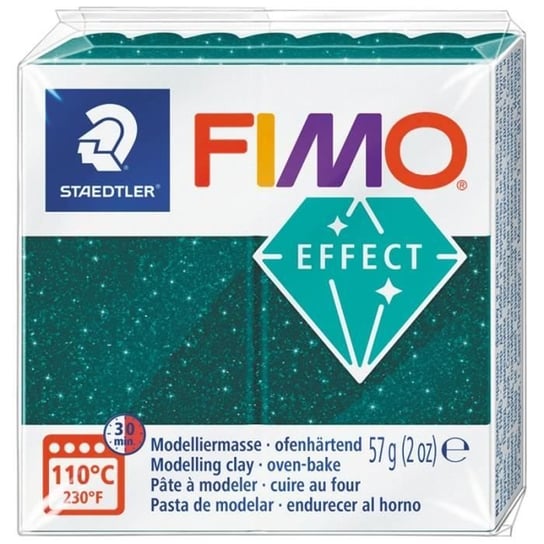 Pasta Fimo - STAEDTLER - Efekt Galaxy - Zielony - 57 g Inna marka